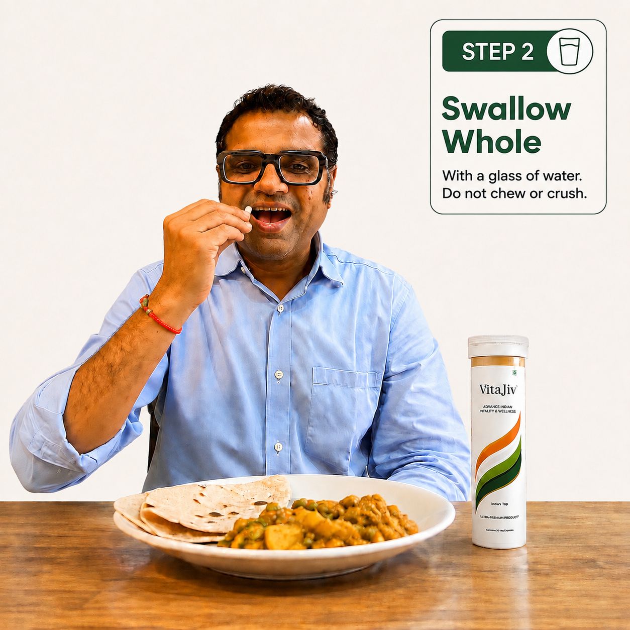 Step 2 – Swallow Whole